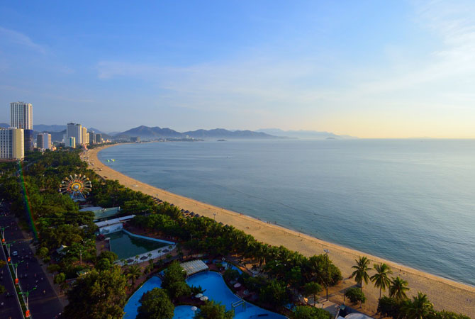 Overview Nha Trang Beach