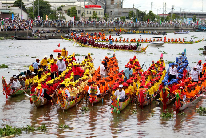 Oc Bom Boc Festival in Soc Trang
