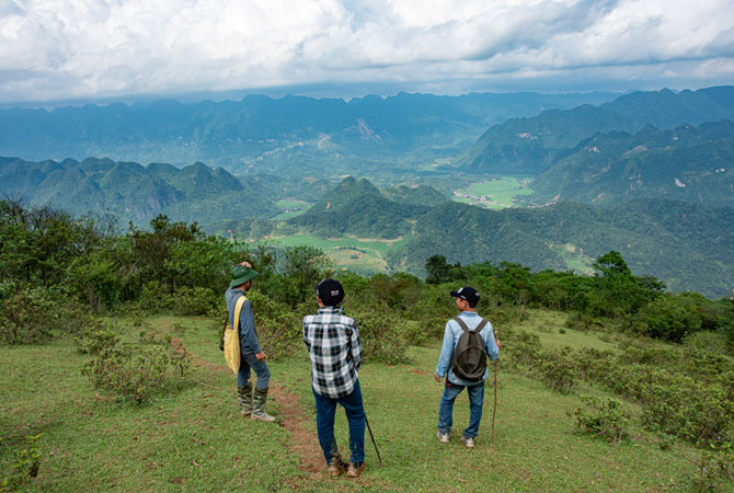 Pu Luong mountain top